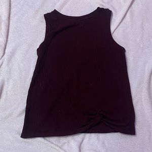 maroon tank